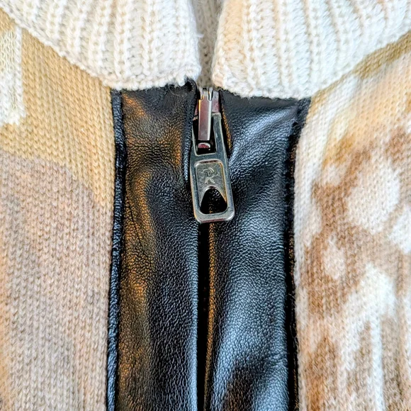 Chacok Meribel Zip Cardigan Sweater Women’s Size 1 Wool Blend Made in France - Picture 5 of 8